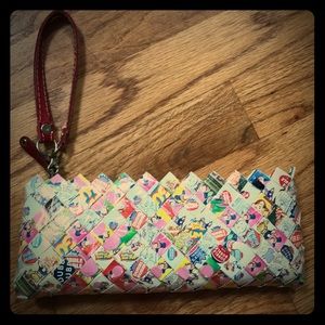 Girly Bubble Gum Wristlet